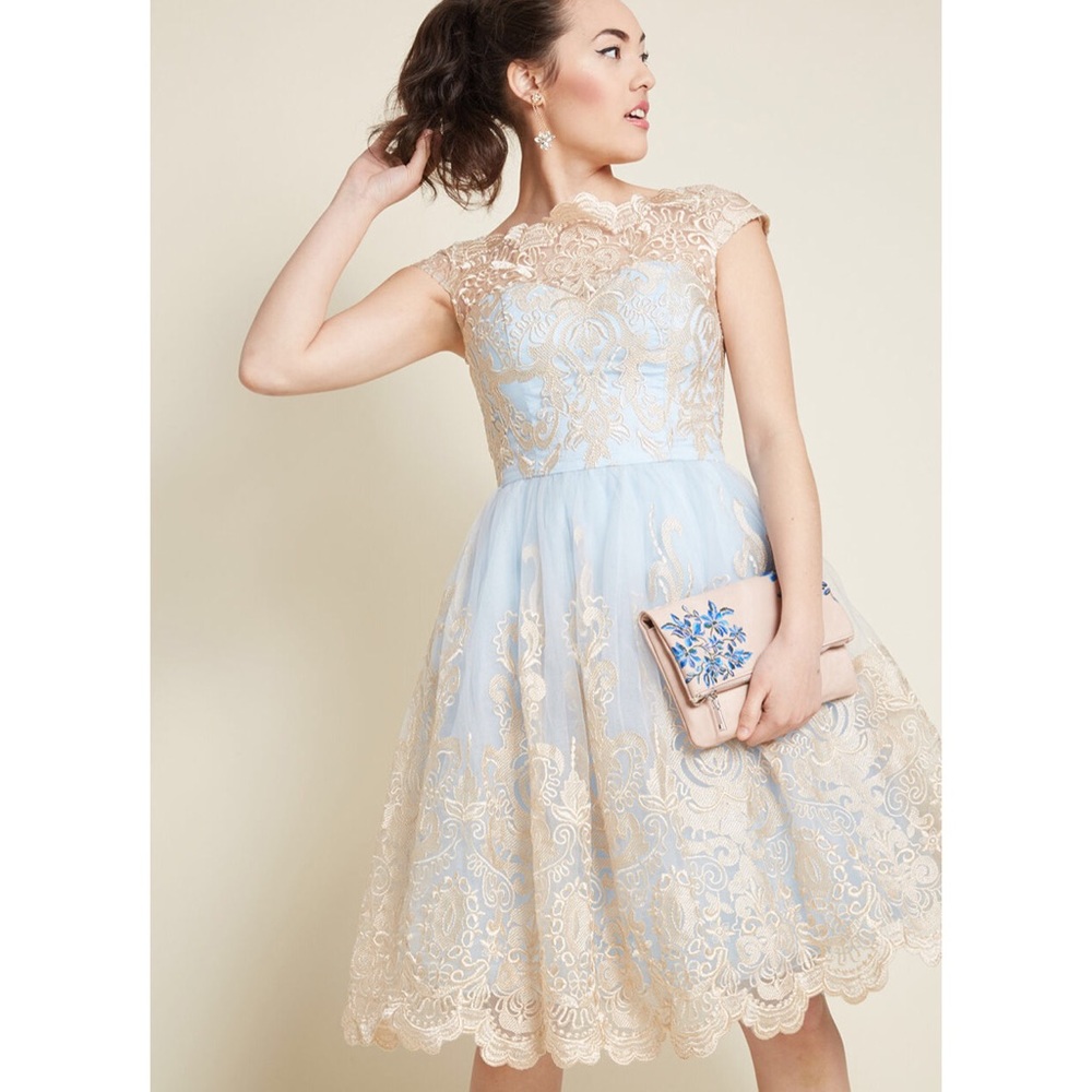 Chi Chi London Cinderella Lace Tulle Prom Dress
